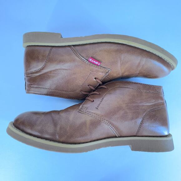 Levis Chukka Ankle Boots Mens Size 8.5M Brown Lace Up Casual Travel 518085BRTN - Picture 6 of 11